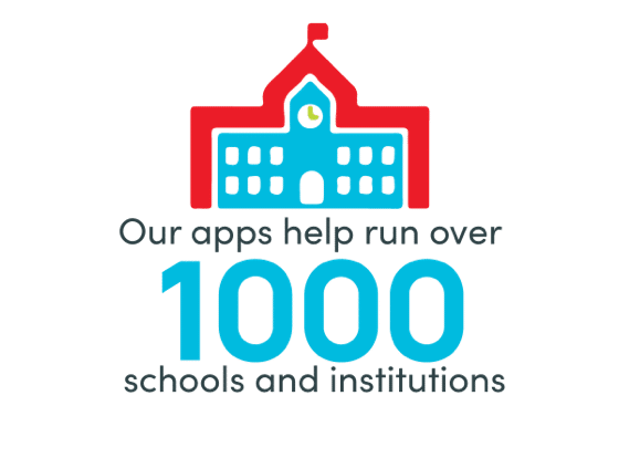 Over 1000 schools